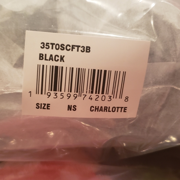 NWT Charlotte Logo Top Zip Tote - Picture 12 of 13